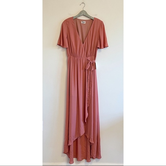 NWT SMYM Sophia Wrap Dress Rustic Mauve - Picture 2 of 8